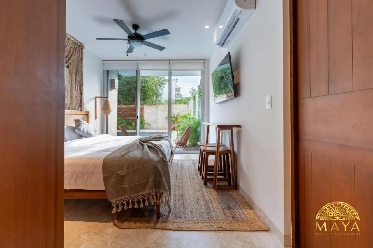Nhoa 101B Lux 1Br Condo Pool Access In Aldea Zama Tulum Nyaraló